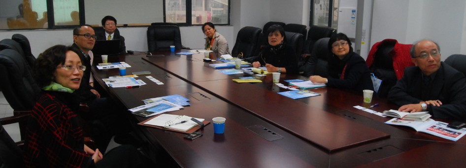 台湾辅仁大学访问团光临外国语学院洽谈合作